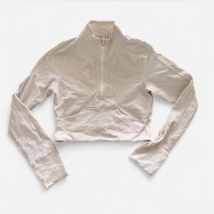 90 Degree By Reflex White Long Sleeve Zip-Up